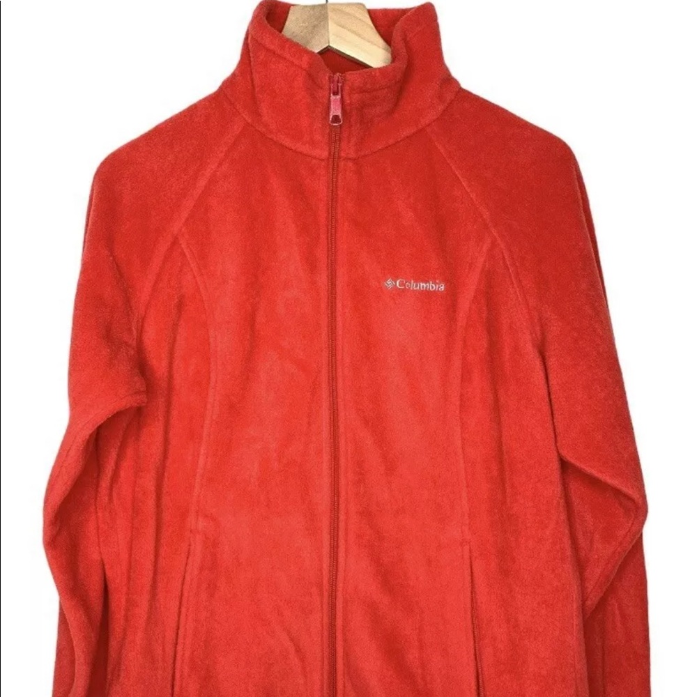 Pre-Owend Columbia Sportswear Sweater Fleece Women’s Sz M. Red